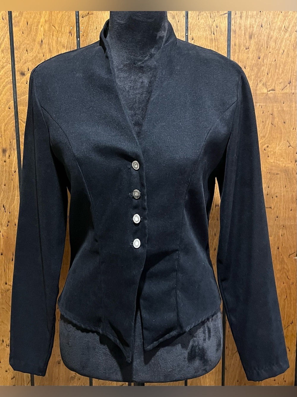 Banjo Vintage Style Western/Glam Goth Button-Front Jacket size Small